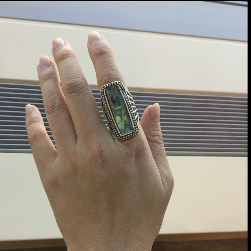 Labradorite Stone Ring